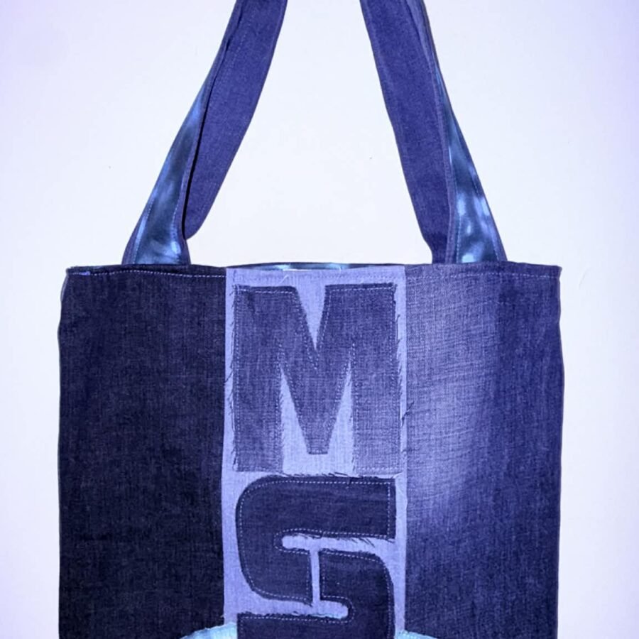 Tote bag réversible upcyclé en jean