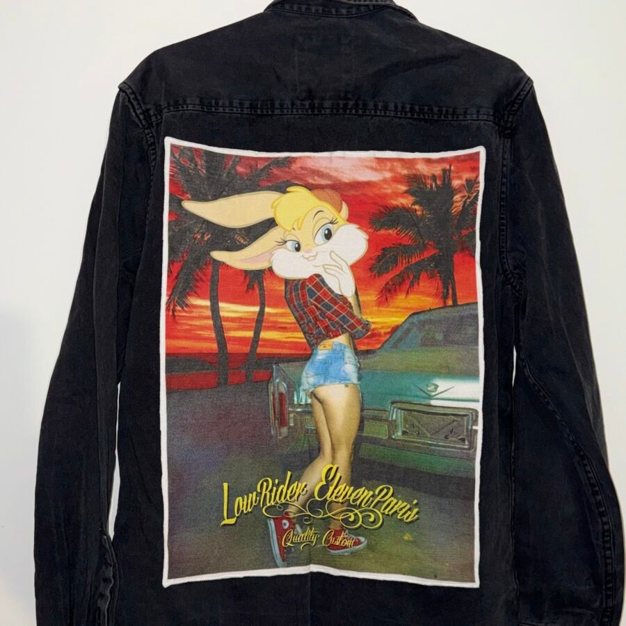 Chemise customisée Lola Bunny – pièce unique upcyclée