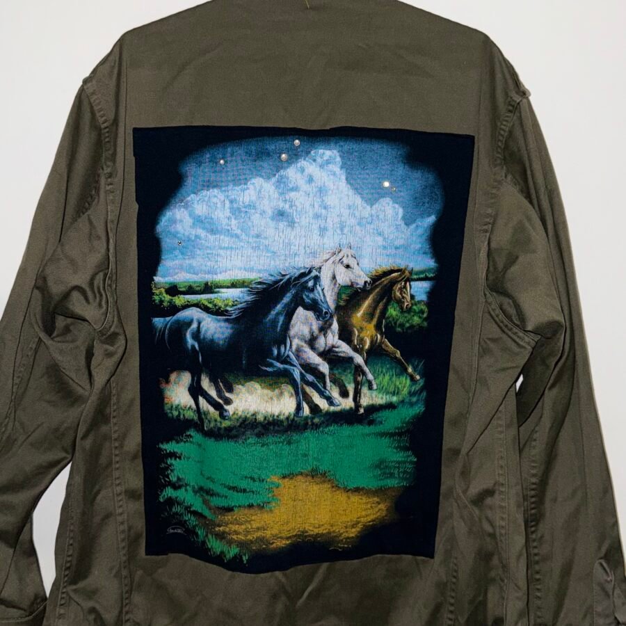 veste militaire customisée